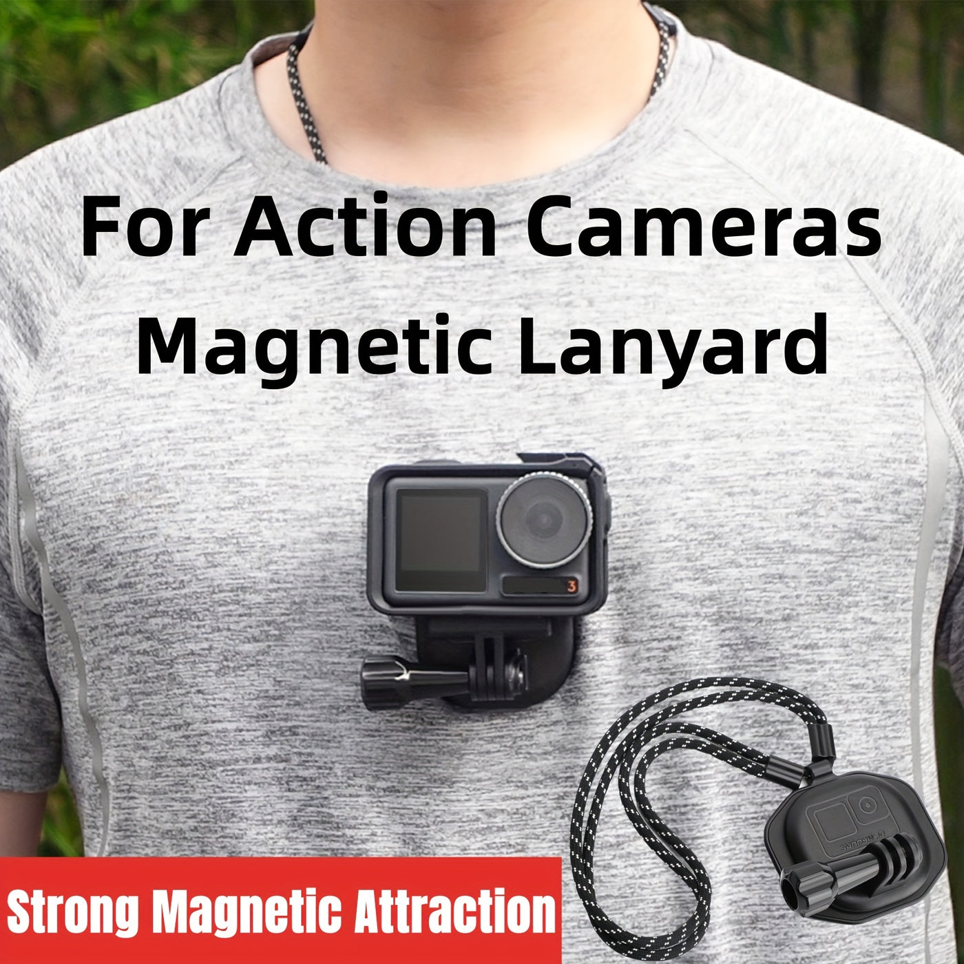 Magnetic Action Camera Mount