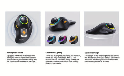 JOMAA EliteTrack - Trackball Mouse