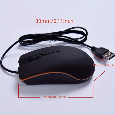 Wired USB Mouse For Computers