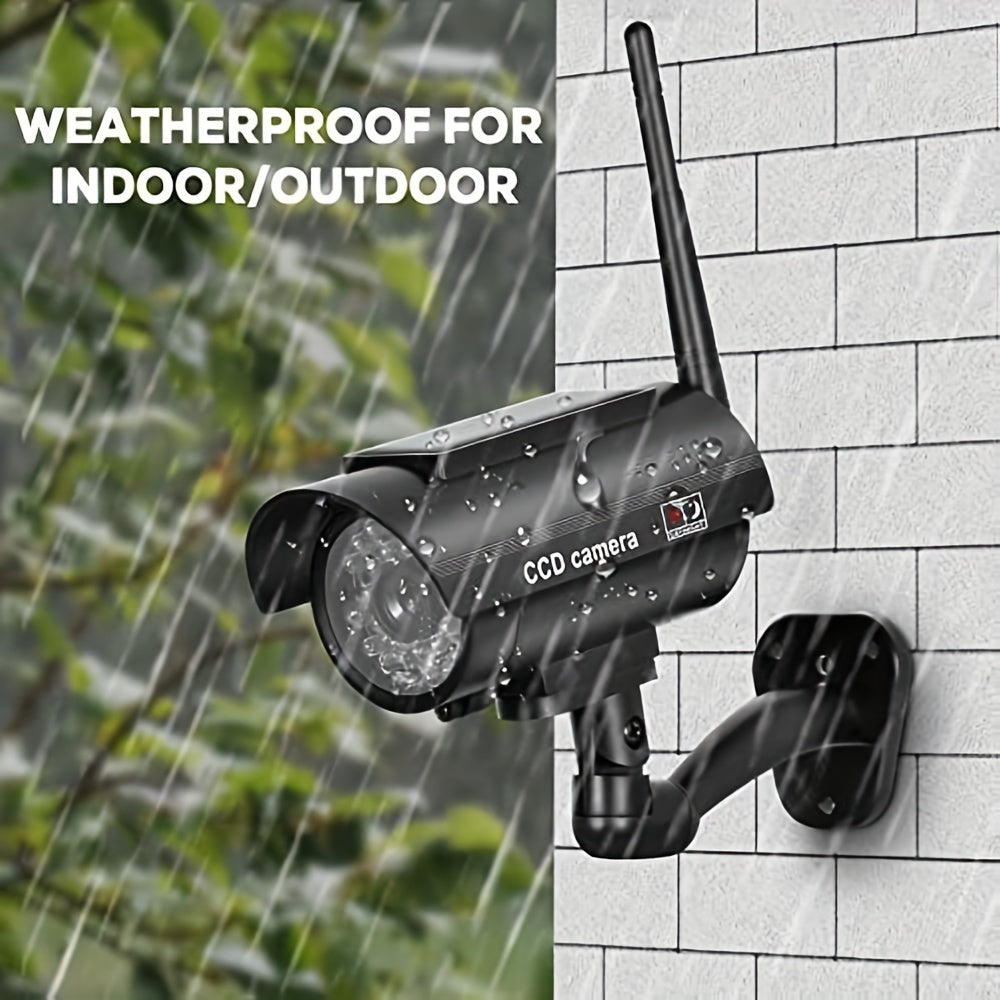 Solar Powered Dummy Security Camera