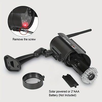 Solar Powered Dummy Security Camera