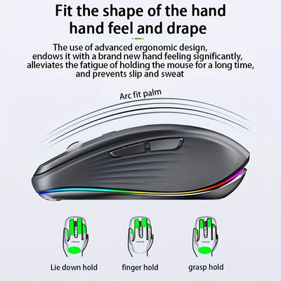 Ergonomic Rechargeable Wireless Mouse