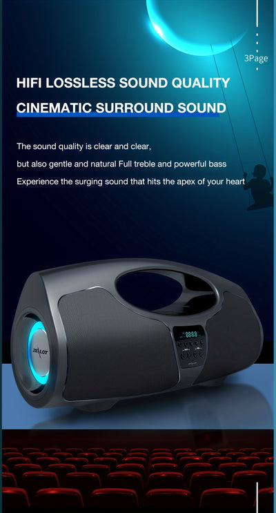Zealot P1 60W Wireless Portable Singing Speaker