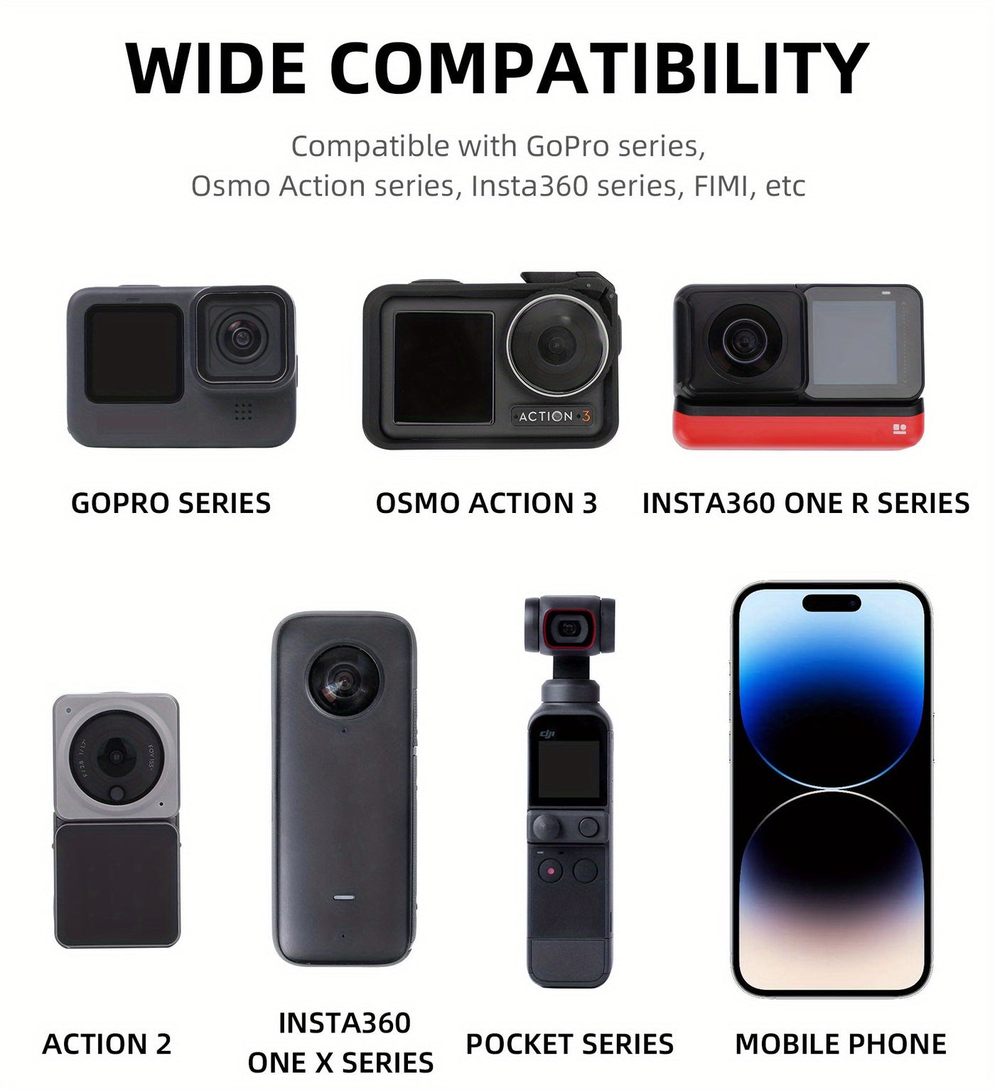 Magnetic Action Camera Mount