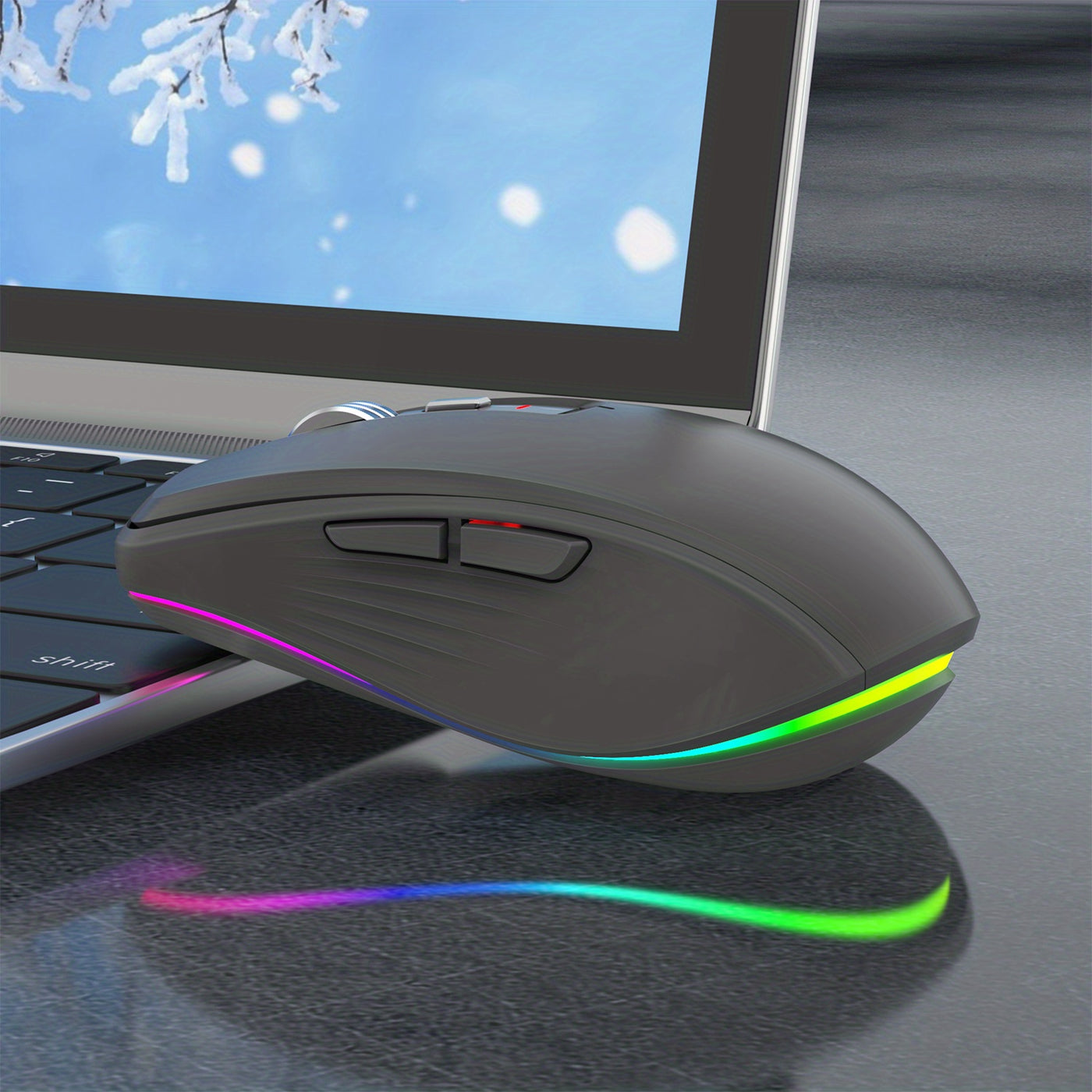 Ergonomic Rechargeable Wireless Mouse