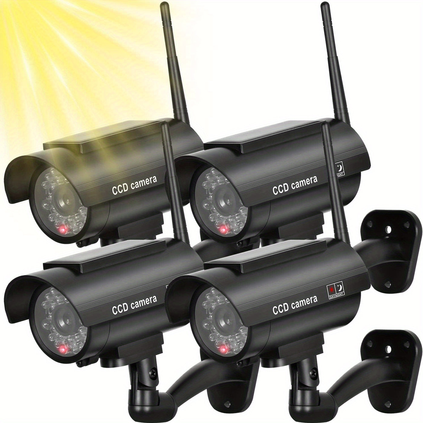 Solar Powered Dummy Security Camera