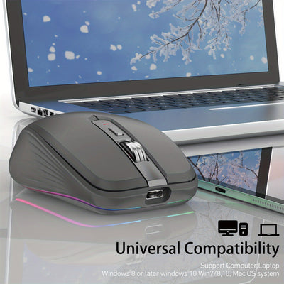 Ergonomic Rechargeable Wireless Mouse