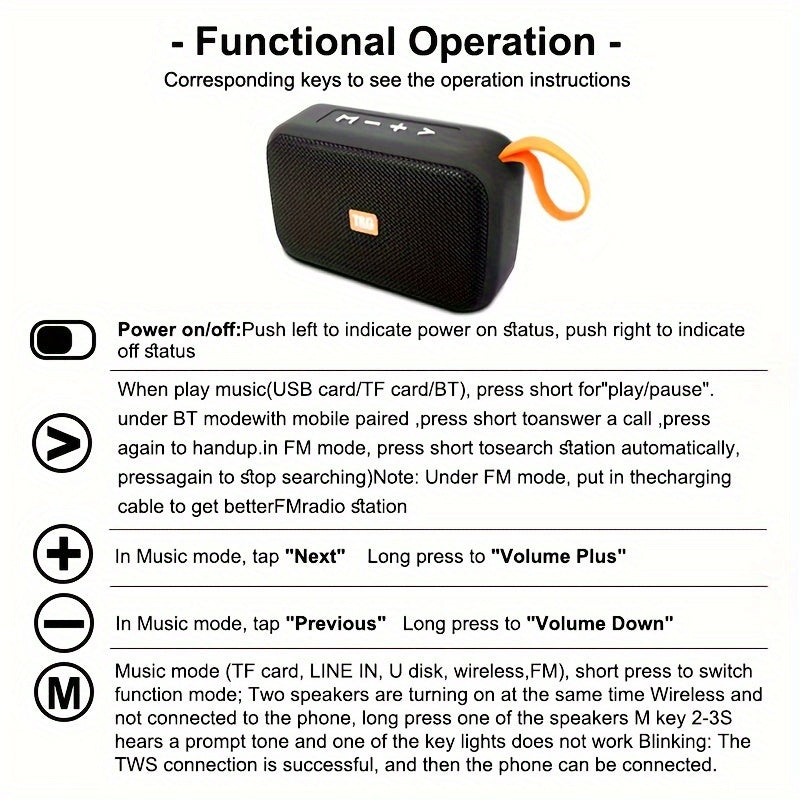 TG506 Wireless Stereo Speaker