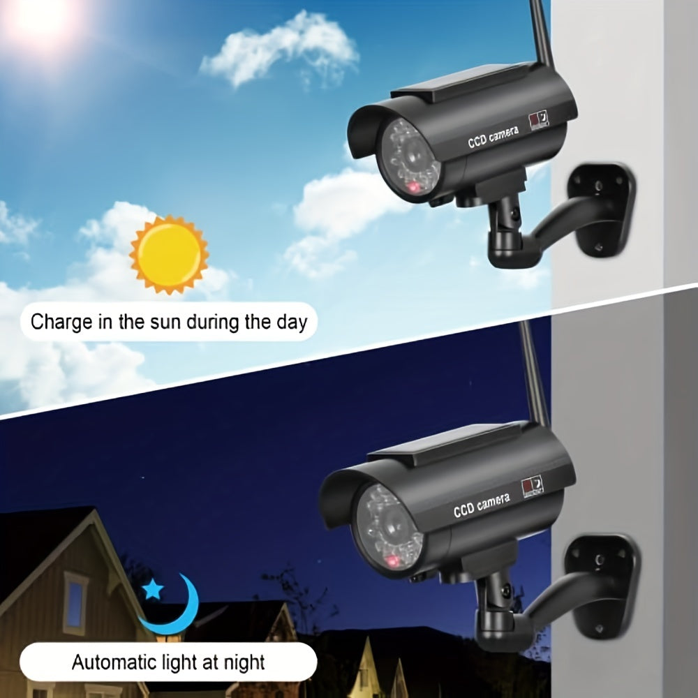 Solar Powered Dummy Security Camera
