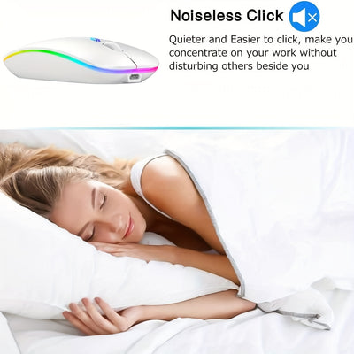 Rechargeable Wireless Silent Office Mouse