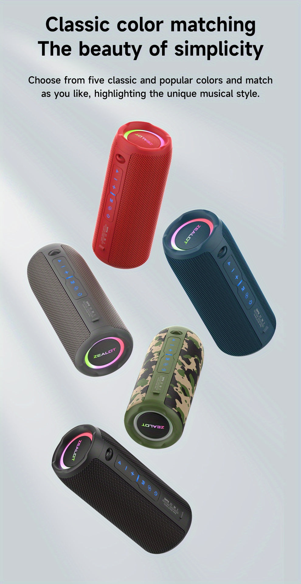 ZEALOT S49 Pro 20W Wireless Speakers