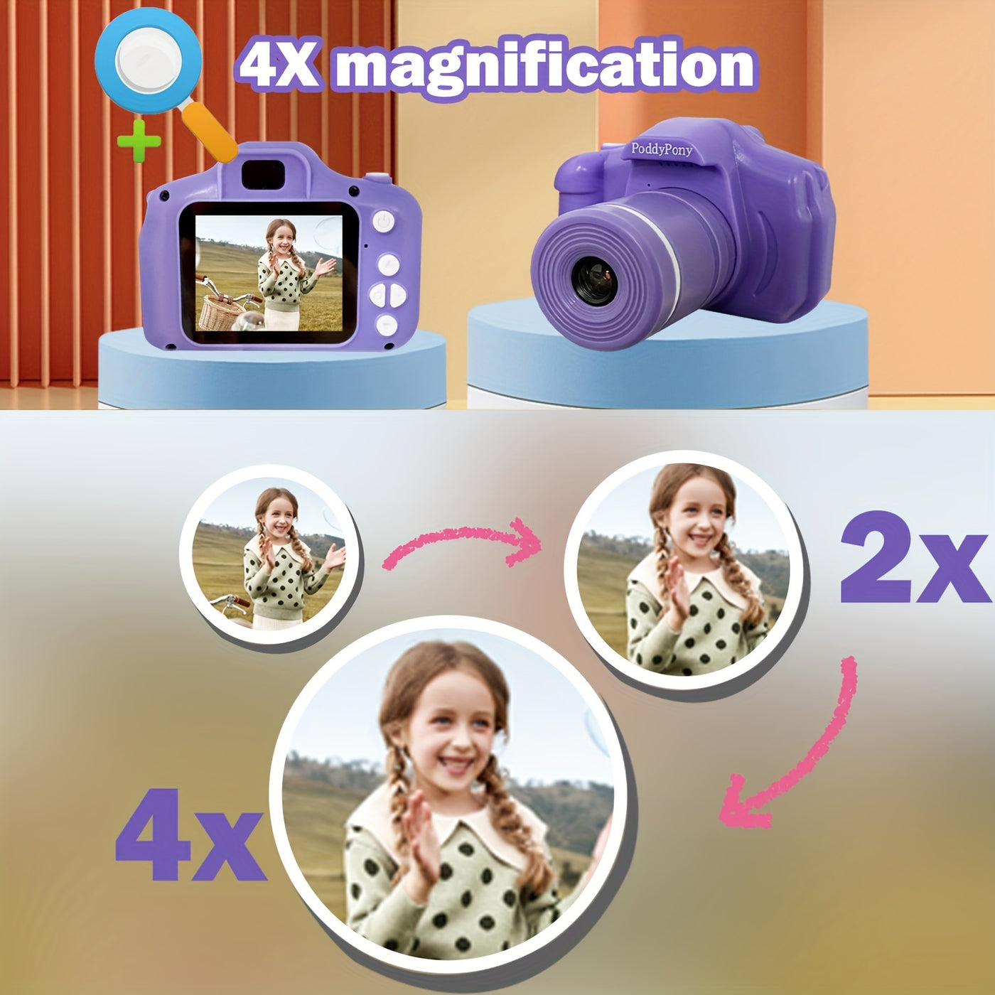 32G Kids Digital Camera