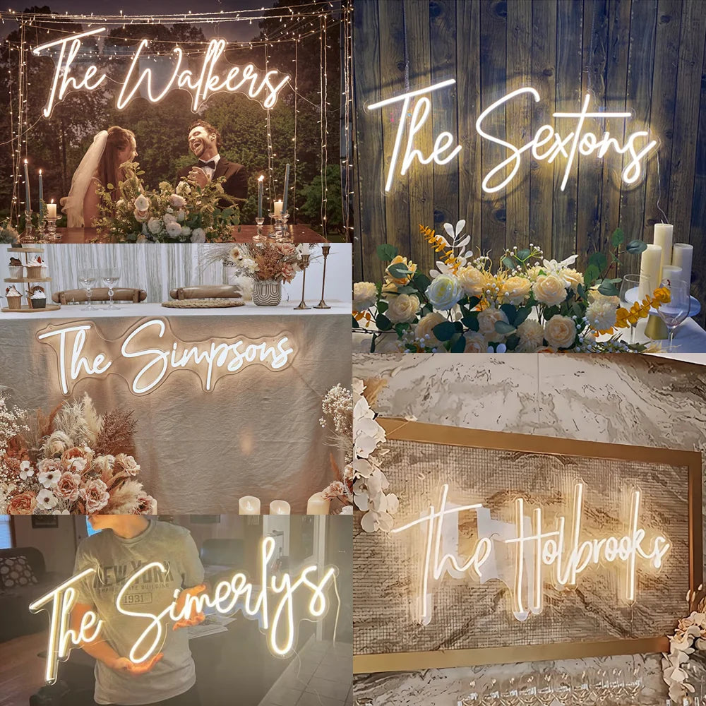 Personalized Dimmable Neon Night Light