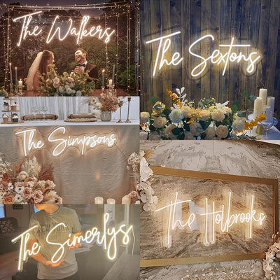 Personalized Dimmable Neon Night Light