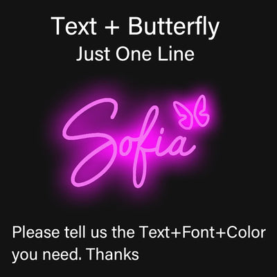 Personalized Dimmable Neon Night Light