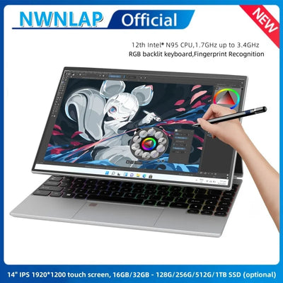 14-inch IPS touch screen computer