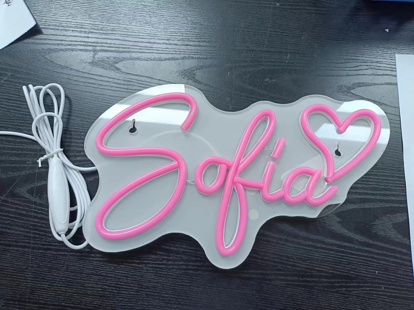 Personalized Dimmable Neon Night Light