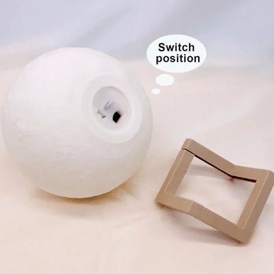LED Night Light 8cm Moon Lamp Battery