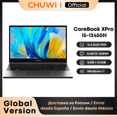 CHUWI CoreBook XPro Laptop i5-12450H 8 Cores