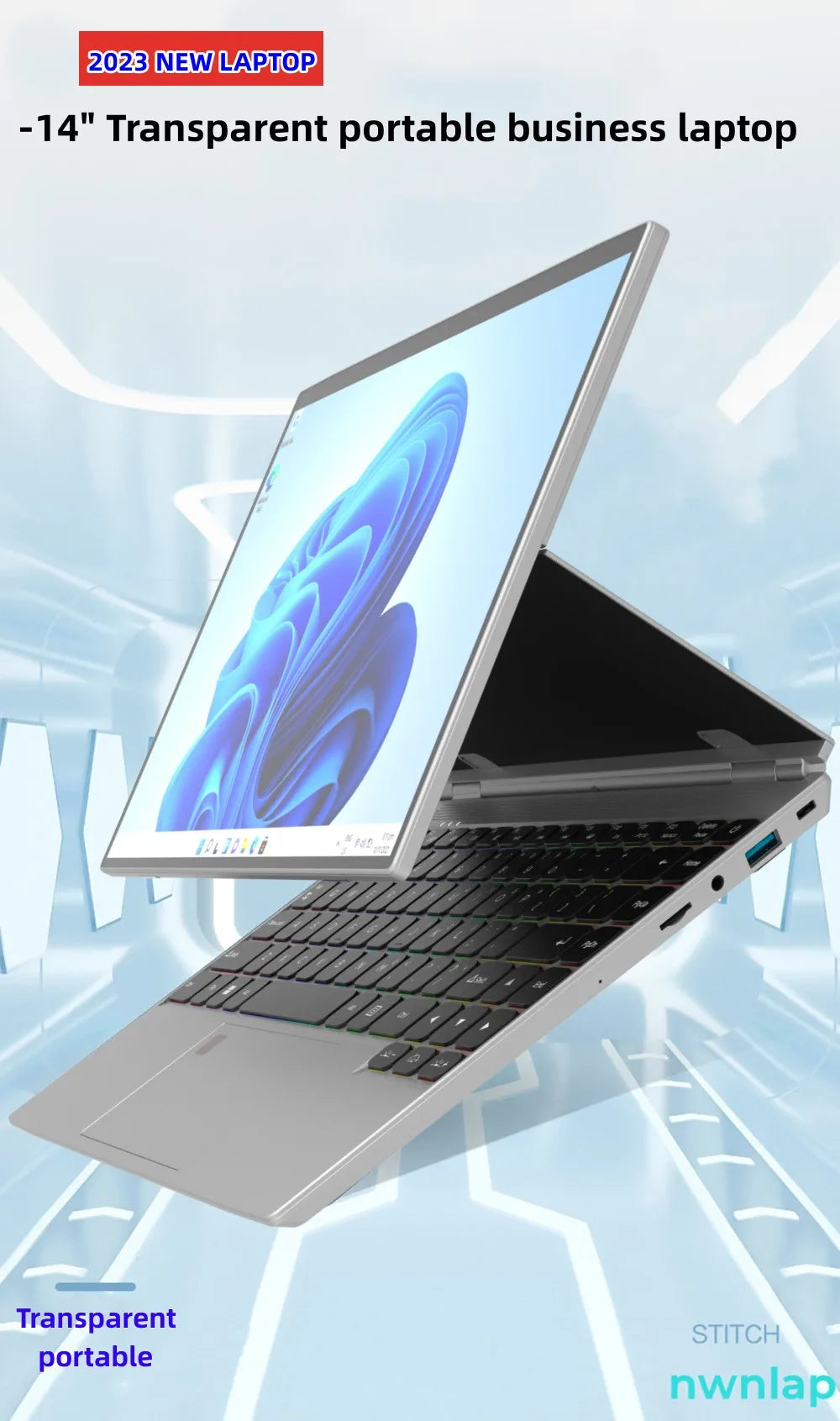 14-inch IPS touch screen computer
