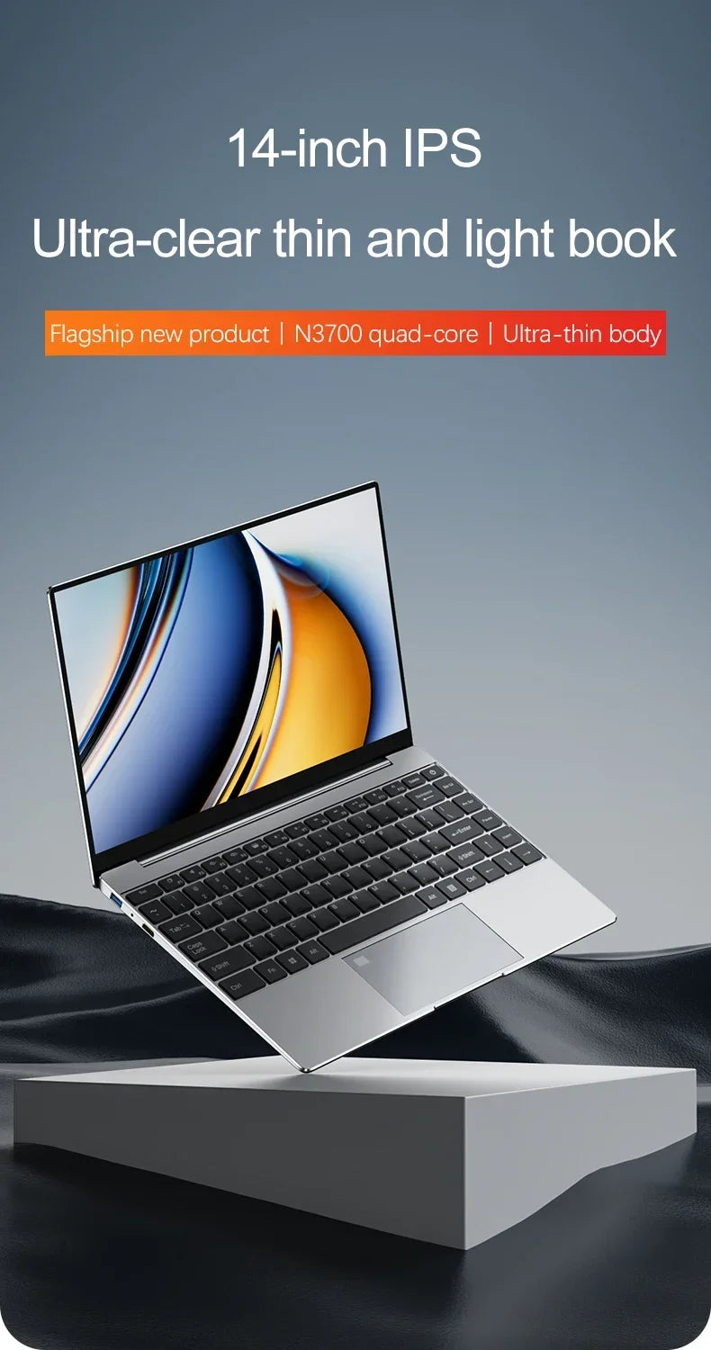 14.1"Ultra Slim Laptop  Intel N3700
