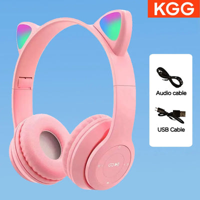 Cute Cat Ear Headphone