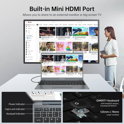 Teclast F7 Plus 2, 14.1 inch laptop, Windows 11