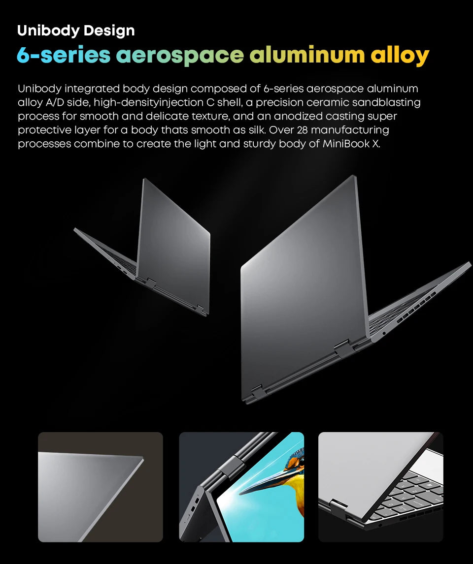 CHUWI MiniBook X Laptop Tablet 2 In 1
