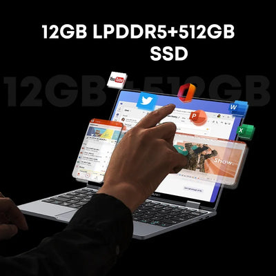 CHUWI MiniBook X Laptop Tablet 2 In 1