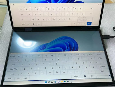 Dual Screen Laptop Intel N100 Processor