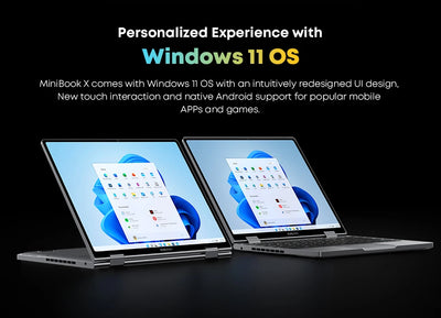 CHUWI MiniBook X Laptop Tablet 2 In 1