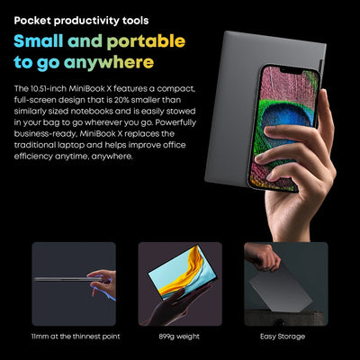 CHUWI MiniBook X Laptop Tablet 2 In 1
