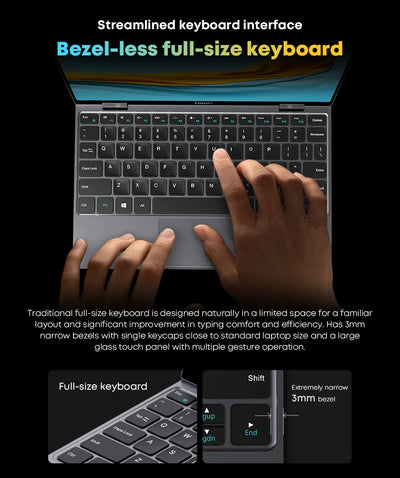 CHUWI MiniBook X Laptop Tablet 2 In 1