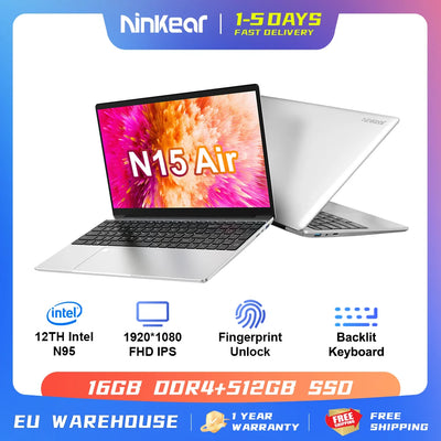 Ninkear N15 Air laptop Intel N95 15.6'