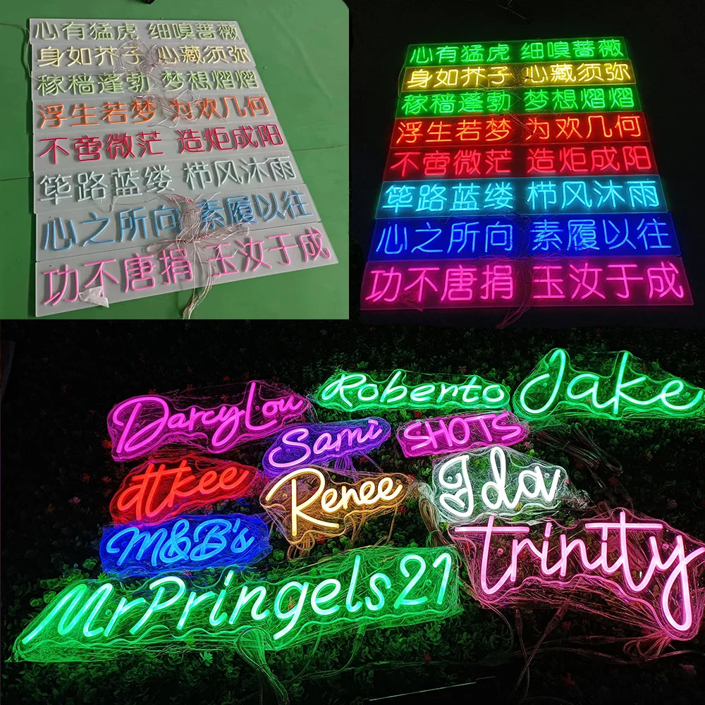 Personalized Dimmable Neon Night Light