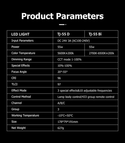 Video Light Fill Light