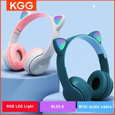 Cute Cat Ear Headphone