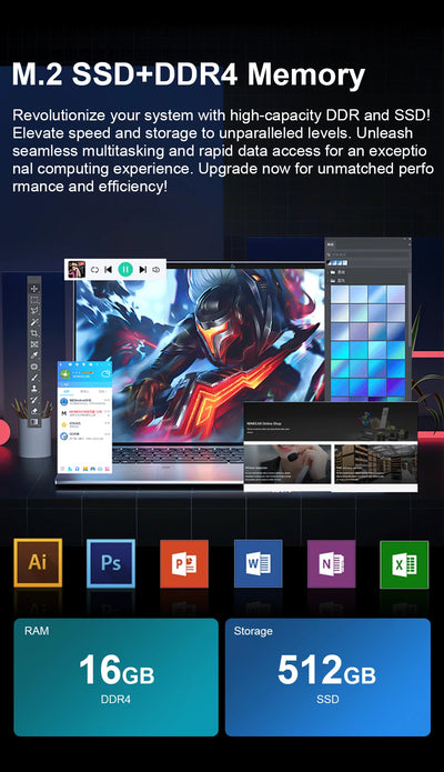 Ninkear N15 Air laptop Intel N95 15.6'