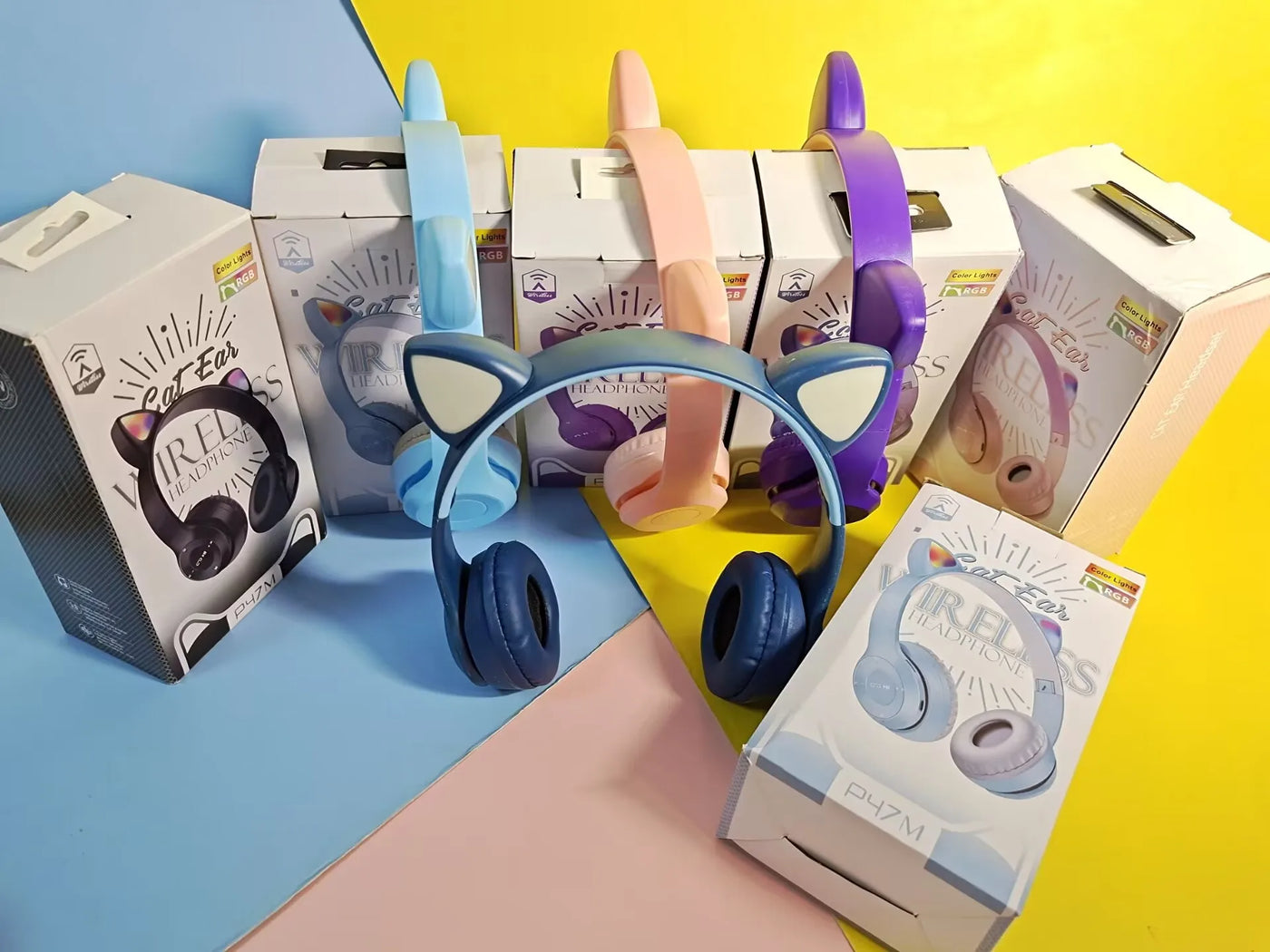 Cute Cat Ear Headphone