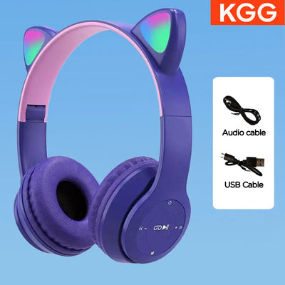 Cute Cat Ear Headphone
