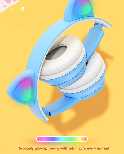 Cute Cat Ear Headphone