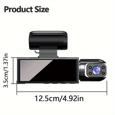 Dash Camera Front And Inside, 3.16inch