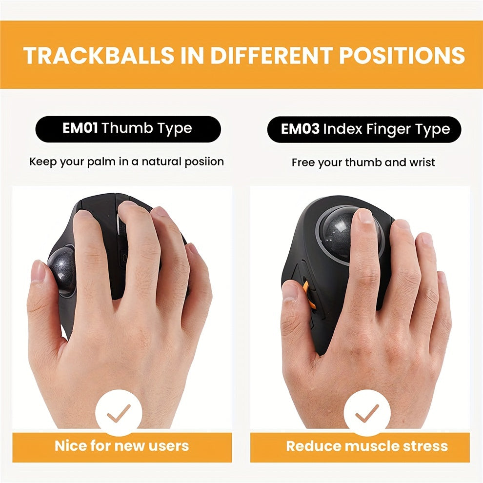 JOMAA EliteTrack - Trackball Mouse