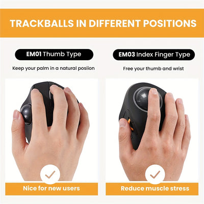 JOMAA EliteTrack - Trackball Mouse