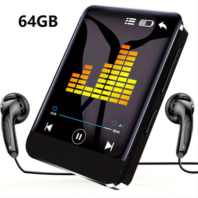 64GB Portable MP3 Player with Full Touch Screen
